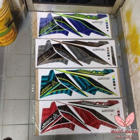 Stiker Sticker Body Stripe Cover Set 20 Yamaha Lc135 V2 V3 V4 V5 V6