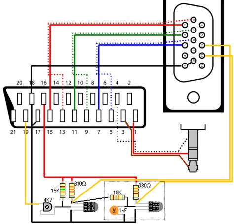 Av Vga Converter Circuit Diagram Vga Cable Choose Board Hdmi