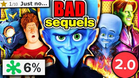 The Worst Movie Sequels Ever Made Diamondbolt Youtube