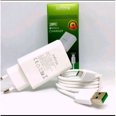 Jual Charger Infinix 33w 1usb Micro Dan Type C Fast Casan Infinix 32w