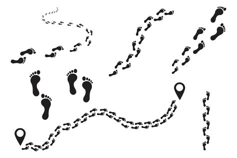 Human Footprint Set 1214254 Vector Art At Vecteezy