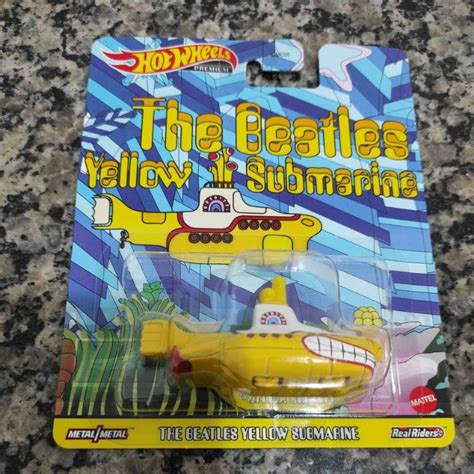 HOT WHEELS THE BEATLES YELLOW SUBMARINE Shopee Brasil