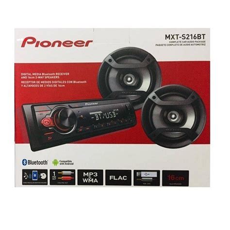 Pioneer Mxt S Bt Media Player With Bluetooth Speaker Combo