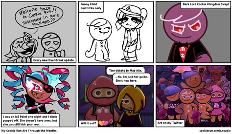 My Cookie Run Art Through The Months Comic Studio