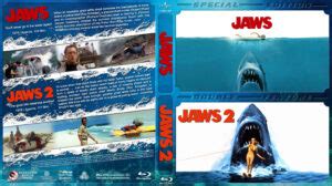 Jaws / Jaws 2 Double Feature blu-ray covers (1975-1978) R1 Custom