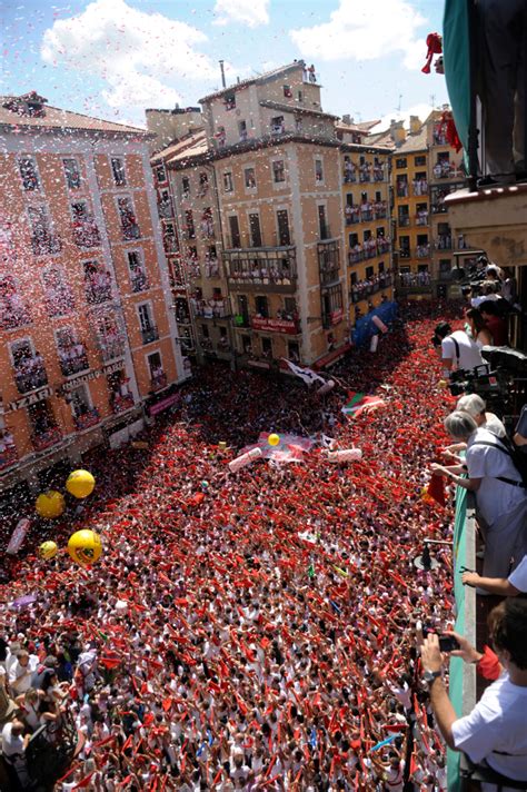 San Fermin Festival in Pamplona, Spain