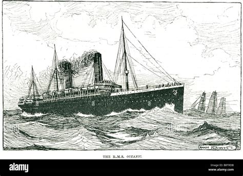 The R M S Oceanic RMS Oceanic Was A Transatlantic Ocean Liner Built