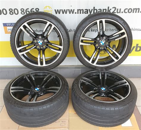 Original BMW 19 M4 Double Spoke 437M Rims E90 F30 F32 F36 F80 M3