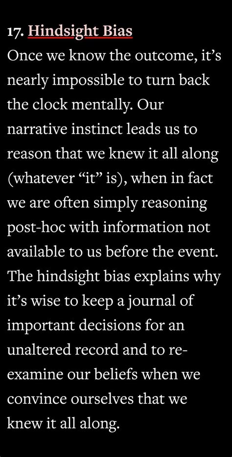 Hindsight bias psychology example - ladegkool