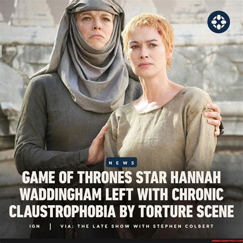 Game of Thrones star Hannah Waddingham said filming Septa Unella's ...