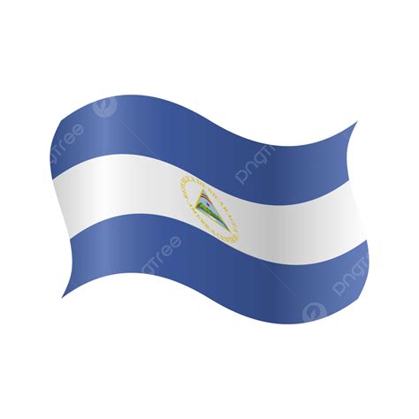 Nicaragua Flag, Nicaragua, Flag, Nicaragua Flag Waving PNG and Vector ...