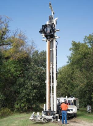 Ls Rotary Sonic Drill Rig Geoprobe Systems Ground Construction