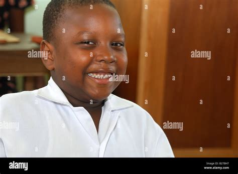 Smiling student at the De Youngsters International School, Accra, Ghana ...