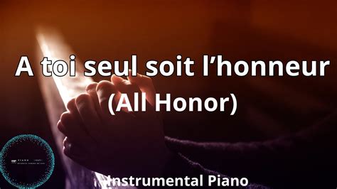 All Honor Ron Kenoly A Toi Seul Soit L Honneur Instrumental D