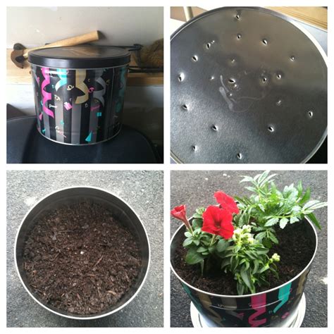 Recycling A Garrett Popcorn Can My Own Idea Ways To Recycle