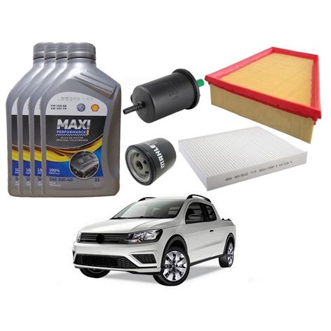 Kit Troca De Filtros Volkswagen Saveiro G7 1 6 8V 2018 A 2020 No Shoptime