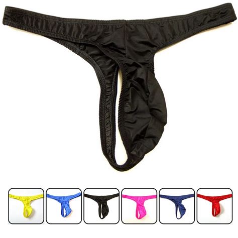 Sexy Milk Silk Soft Men Thongs And G Strings Penis Pouch Gay Underwear Bikini Sexy Gay