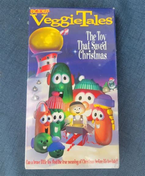 VEGGIETALES THE TOY That Saved Christmas VHS Video Tape Kid Christian