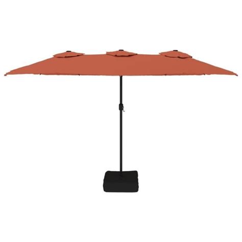 Zerodis Parasol Double T Te Terre Cuite X Cm Re Cdiscount