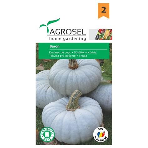 Seminte De Dovleac De Copt Baron Agrosel 3 G Mathaus By Arabesque