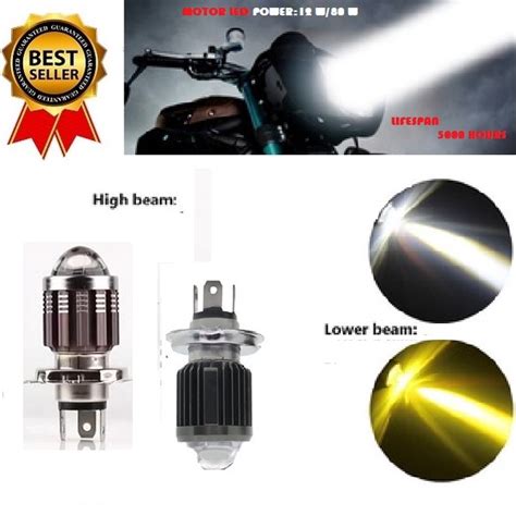 Kawasaki Barako Motorcycle Headlight Hallogen Dual Bulb With Blue