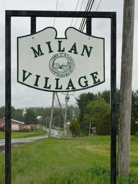 Milan New Hampshire Town Welcome Sign Welcome Sign New Hampshire Towns