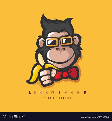 Monkey Logo Vector