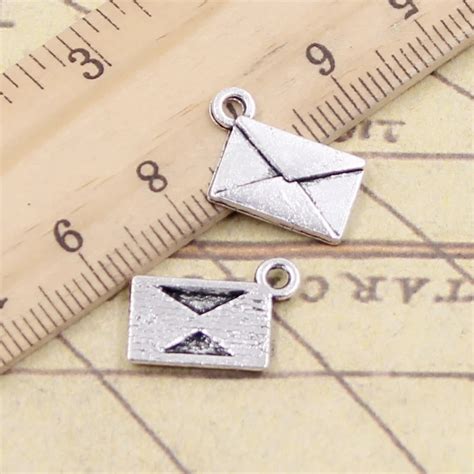 Pcs Charms Letter Envelope X Mm Tibetan Silver Color Pendants