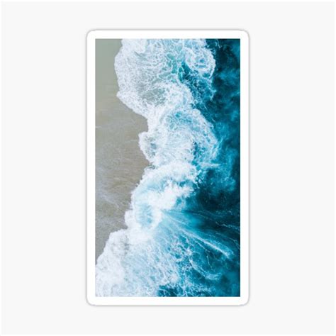 Ocean Beach Sticker By Designsfromnalu Redbubble