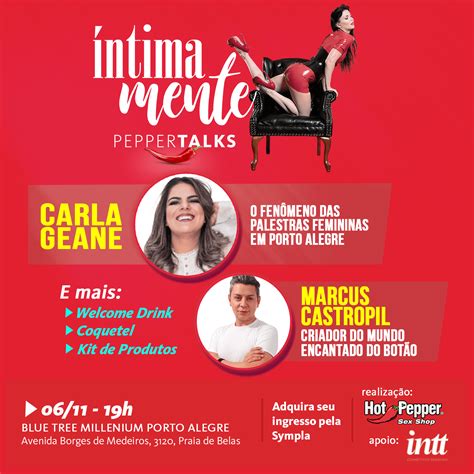 IntimaMente PepperTalks Palestra E Bate Papo Sobre Sexualidade By Hot Pepper Sex Shop Em