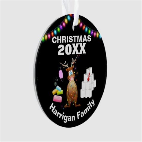 Funny Personalized 2020 Covid Christmas Tree Ornament | Zazzle