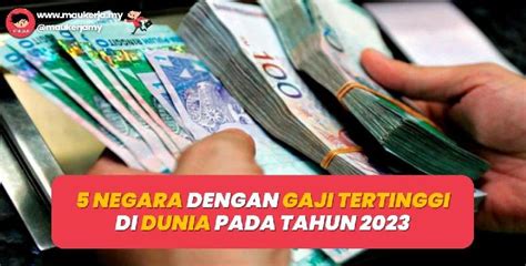 5 Negara Dengan Gaji Tertinggi Di Dunia Pada Tahun 2023