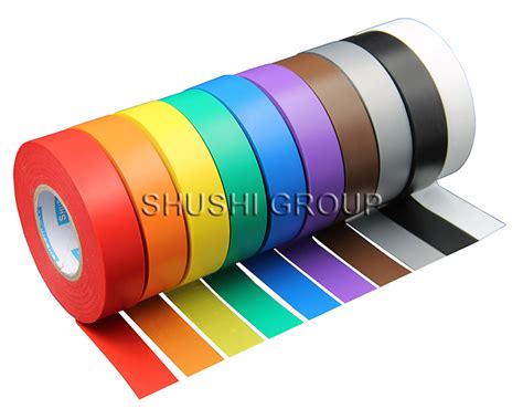 UL Certificated PVC Electrical Flame Retardant Tape Ten Colors China