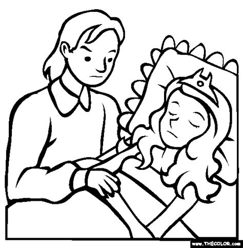 Sleeping Beauty Coloring Pages Horse