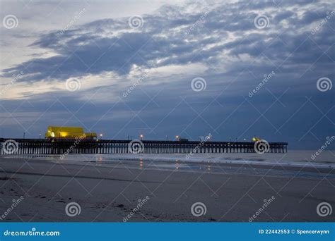 Myrtle Beach Pier stock image. Image of beach, travel - 22442553