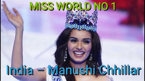 List Of Top 10 Most Beautiful Miss World Women 2017 2018 Youtube