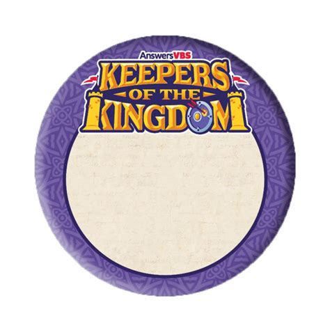 Logo Button Pack Of 10 Keepers Of The Kingdom Vbs 2023