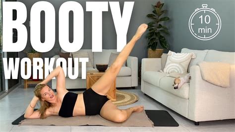 10 Minute Booty Workout 🍑 Tone Your Glutes With No Equipment 🏡💪 It S Me Manu Youtube