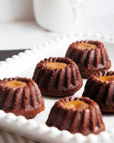 Financiers au chocolat coeur caramel au beurre salé Les Dégustations