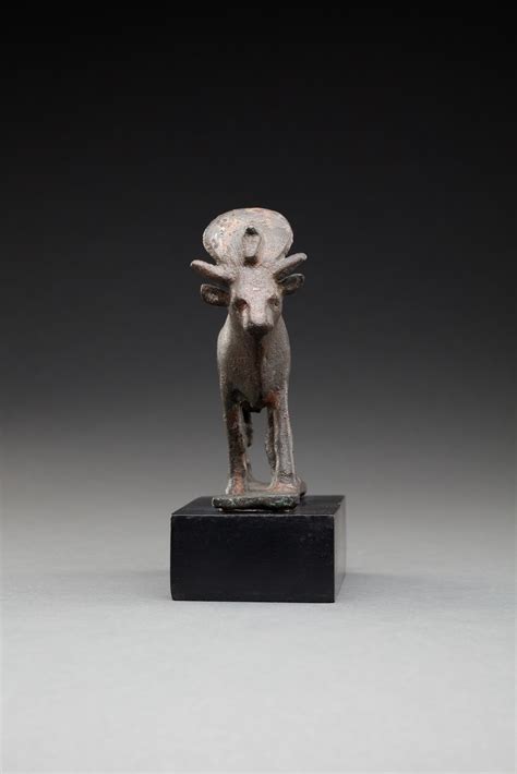 Figure Of A Sacred Likely Apis Bull Late Period Saiteptolemaic