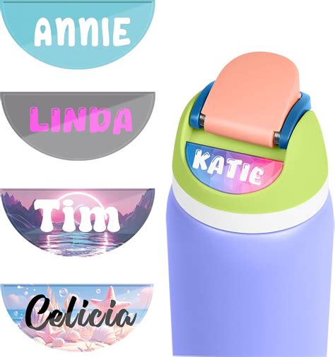 Amazon Personalized Name Plate Compatible With Owala Water Bottle