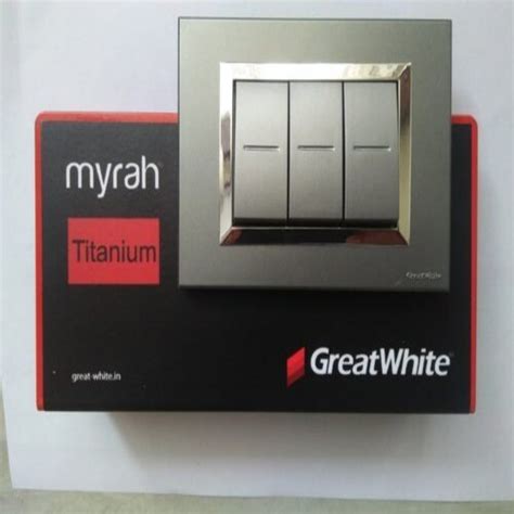 20a Great White Myrah Modular Switches 1m 1 Way At Best Price In Mathur