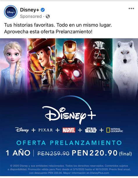 Disney Plus Revela Su Precio Anual De Lanzamiento En Perú Y Otros Países De Latinoamérica