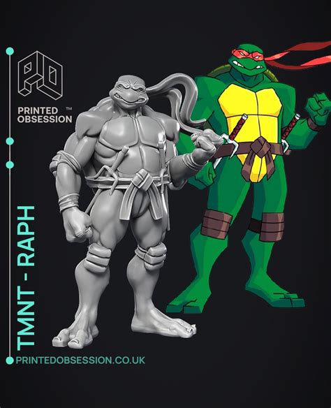 Raphael - TMNT - Fan Art - 3D model by printedobsession on Thangs