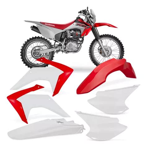 Kit Carenagem Crf Cor Roupa Completo Plastico Frete Gr Tis