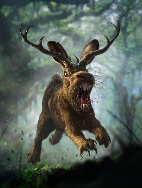 On Deviantart Jackalope