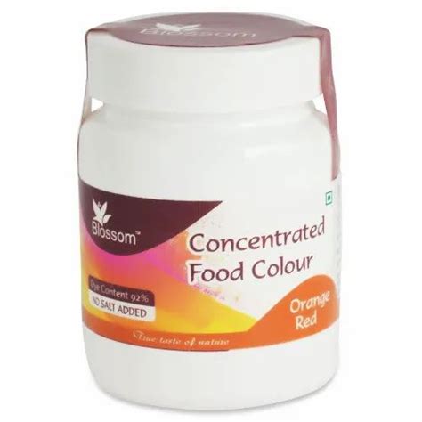 Blossom Orange Red Concentrated Food Colour Paste At Rs 59pack In Mumbai