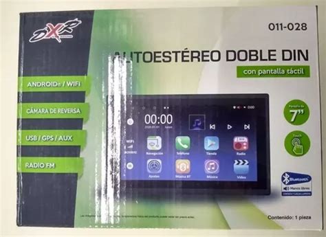 Autoestéreo Doble Din Con Pantalla Táctil Dxr 011 028