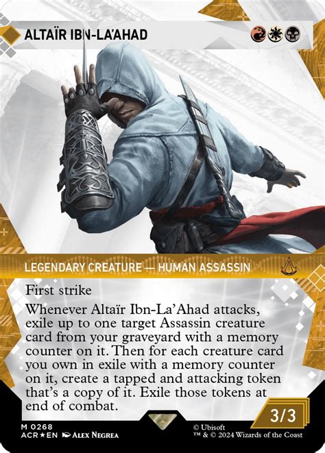 Altair Ibn La Ahad Showcase Textured Foil Universes Beyond