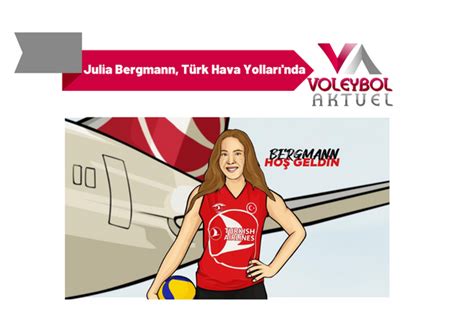 Julia Bergmann T Rk Hava Yollar Nda Voleybol Aktuel